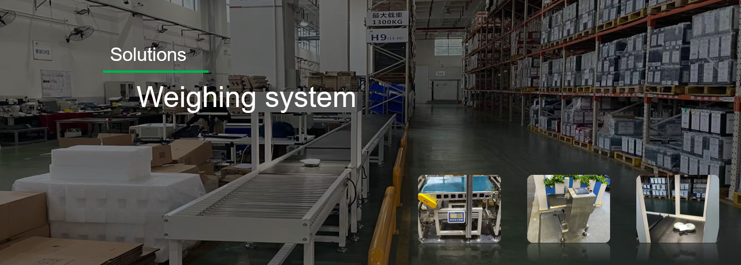 High-precision dynamic weighing system for logistics automation