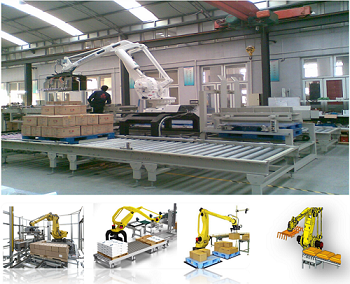 Advanced palletizing solution with industrial robots Robot-based palletizing system with 3D vision
